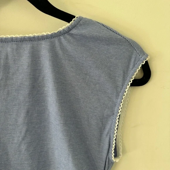 CIDER ROUND NECKLINE BOWKNOT RUCHED SLEEVELESS MINI DRESS - Picture 3 of 5